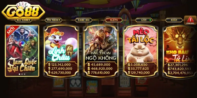 Sơ bộ thông tin về sảnh nổ hũ Go88 
