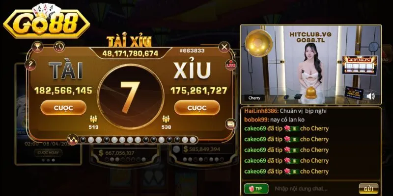 Tài Xỉu Go88 Livestream Với Dealer Xinh Đẹp Cực Hấp Dẫn 2 Sunwin Những nét sơ bộ thông tin về sảnh tài xỉu Go88